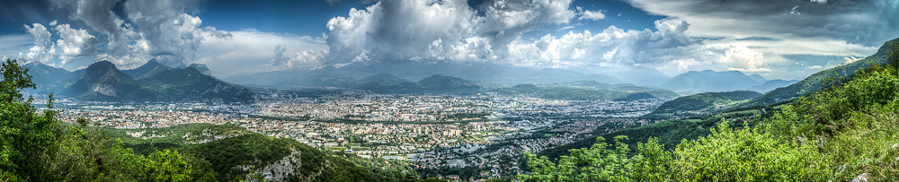 Panorama de Grenoble depuis la Tour sans venin