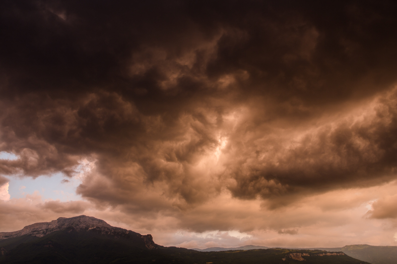 Orage sur Grenoble